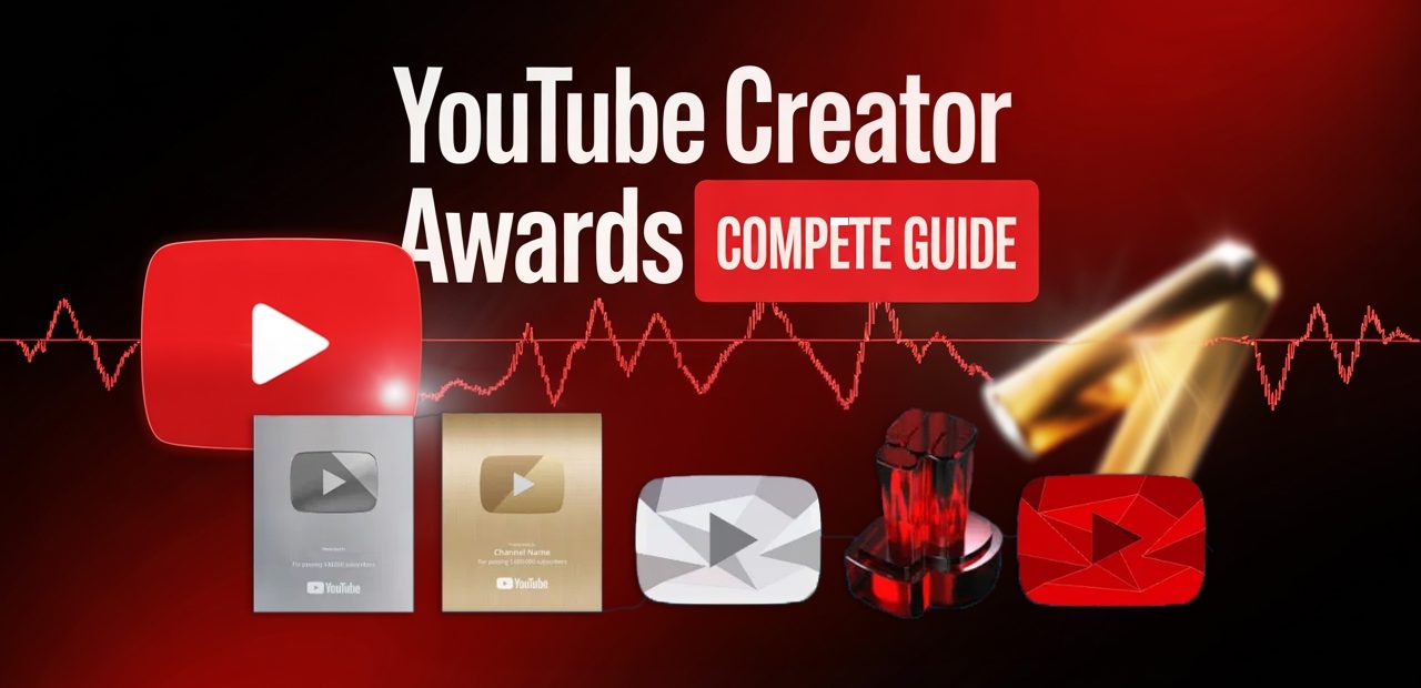 YouTube Creator Awards: How to Get Play Buttons? Complete Guide